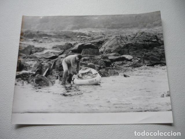 Photographie ancienne: RESTOS ACCIDENTE AVION LANCASHIRE ANTIGUA FOTOGRAFIA ORIGINAL 24 X 18 CM