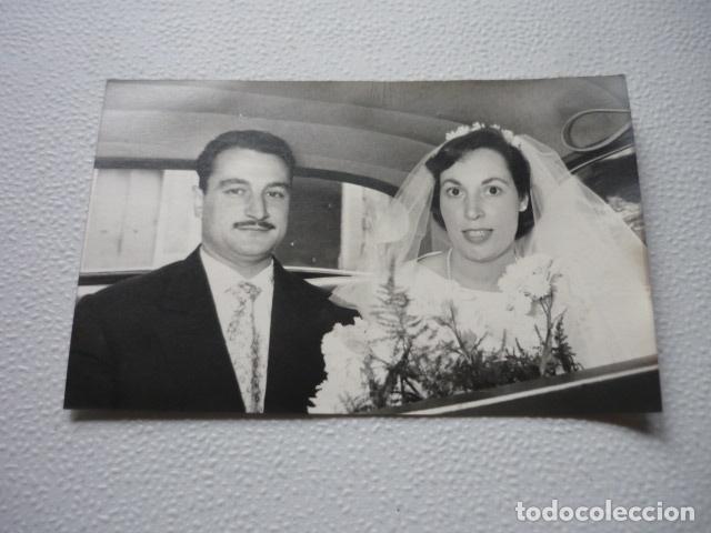 Fotograf&iacute;a antigua: VALDEMECA CUENCA MATRIMONIO FALLECIDO ACCIDENTE AVION ANTIGUA FOTOGRAFIA ORIGINAL 9 X 14 CM