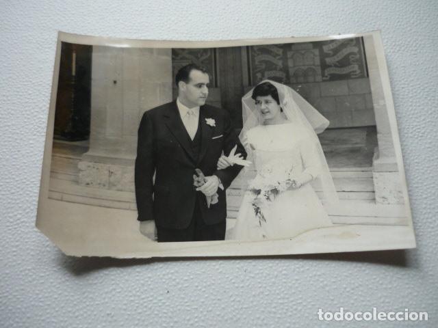 Fotograf&iacute;a antigua: VALDEMECA CUENCA MATRIMONIO FALLECIDO ACCIDENTE AVION ANTIGUA FOTOGRAFIA ORIGINAL 18 X 12 CM