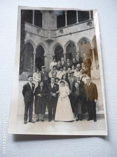 Antique Photography: VALDEMECA CUENCA MATRIMONIO FALLECIDO ACCIDENTE AVION ANTIGUA FOTOGRAFIA ORIGINAL 18 X 12 CM