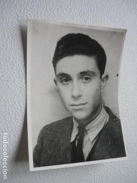 Fotografia antica: PILOTO AVION ACCIDENTE AVIACION SEGOVIA LA MUJER MUERTA ANTIGUA FOTOGRAFIA ORIGINAL 11 X 8 CM