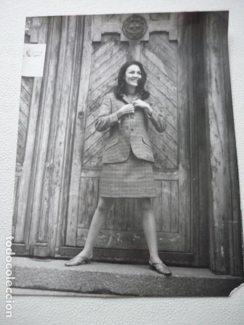 Alte Fotografie: AZUCENA MOLINA MISS MADRID ANTIGUA FOTOGRAFIA ORIGINAL 23 X 18 CM