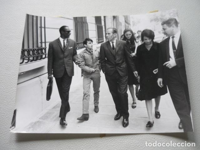 Fotograf&iacute;a antigua: JOSELITO ACTOR CON RAMON CABRERA COMPOSITOR ANTIGUA FOTOGRAFIA ORIGINAL 18 X 24 CM