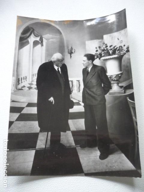 Photographie ancienne: HENRI DE FRANCE CON LUIS LUMIERE ANTIGUA FOTOGRAFIA ORIGINAL 18 X 24 CM