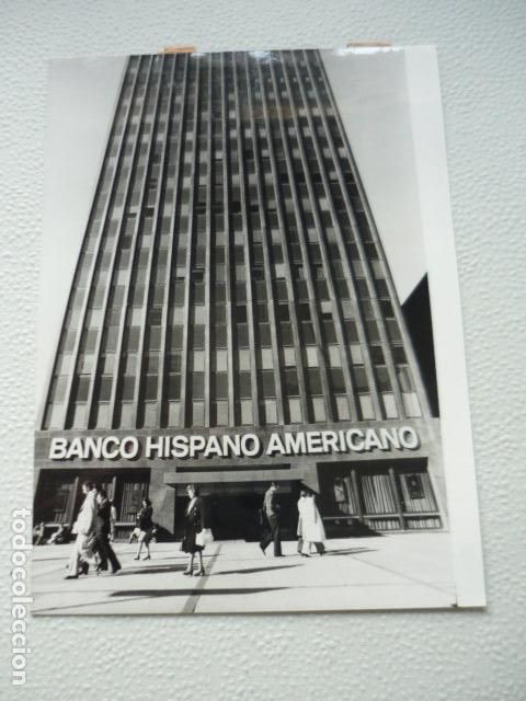Fotografia antiga: MADRID BANCO HISPANO AMERICANO ANTIGUA FOTOGRAFIA ORIGINAL 18 X 13 CM