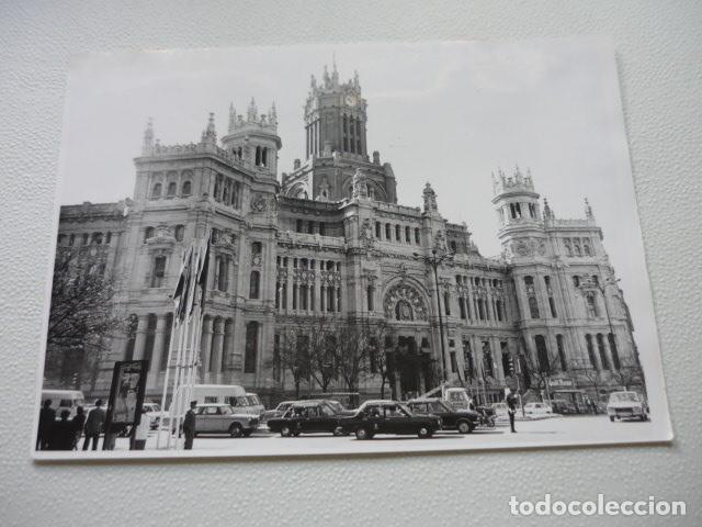 Antique Photography: MADRID PALACIO DE TELECOMUNICACIONES ANTIGUA FOTOGRAFIA ORIGINAL 18 X 24 CM