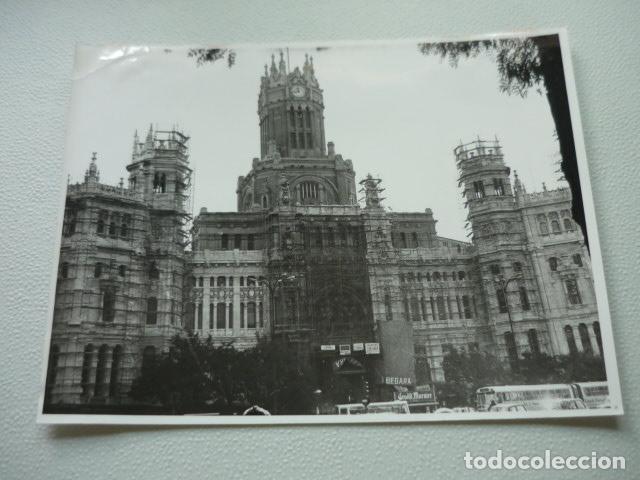 Fotografia antiga: MADRID PALACIO DE COMUNICACIONES ANTIGUA FOTOGRAFIA ORIGINAL 18 X 24 CM