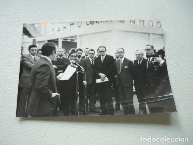 Antique Photography: ZARAGOZA FABRICA DE AUTOCARES VANHOOL ANTIGUA FOTOGRAFIA ORIGINAL 18 X 12 CM
