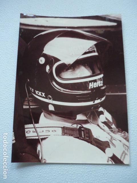 Fotografia antica: JACKY ICKX CORREDOR AUTOMOVILISMO ANTIGUA FOTOGRAFIA ORIGINAL 18 X 13 CM