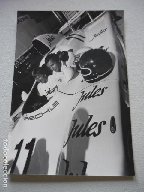 Fotografia antiga: JACKY ICKX CORREDOR AUTOMOVILISMO ANTIGUA FOTOGRAFIA ORIGINAL 18 X 24 CM