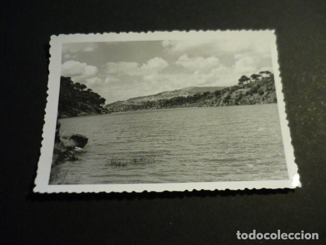 Alte Fotografie: PANTANO DE SAN JUAN MADRID ANTIGUA FOTOGRAFIA 7,5 X 10,5 CM