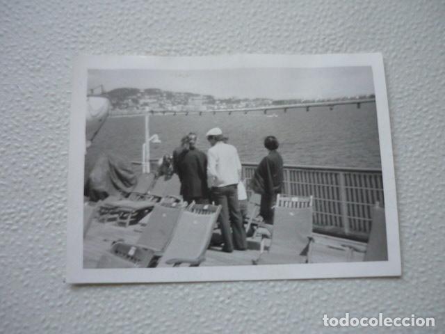 Alte Fotografie: MALLORCA BARCO TRANSPORTE PASAJEROS ANTIGUA FOTOGRAFIA ORIGINAL 7 X 10 CM