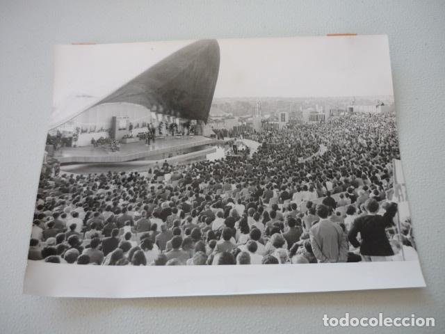 Alte Fotografie: MADRID CONCURSO CESTA Y PUNTOS FINAL EN EL PARQUE DE ATRACCIONES FOTOGRAFIA ORIGINAL 23,5 X 17 CM