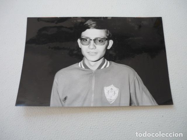 Fotografia antica: ORENSE CONCURSO CESTA Y PUNTOS EQUIPO COLEGIO SANTA MARIA ANTIGUA FOTOGRAFIA ORIGINAL 17,5 X 11,5 CM
