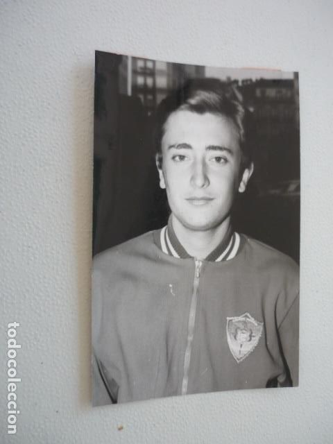 Alte Fotografie: ORENSE CONCURSO CESTA Y PUNTOS EQUIPO COLEGIO SANTA MARIA ANTIGUA FOTOGRAFIA ORIGINAL 17,5 X 11,5 CM