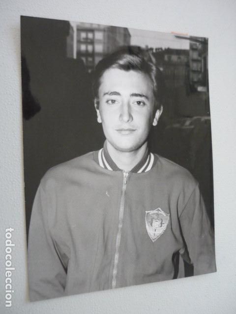 Alte Fotografie: ORENSE CONCURSO CESTA Y PUNTOS ALUMNOS COLEGIO SANTA MARIA ANTIGUA FOTOGRAFIA ORIGINAL 18 X 23 CM