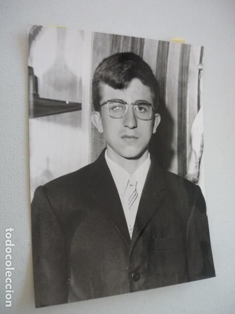 Fotografia antica: LEON CONCURSO CESTA Y PUNTOS EQUIPO COLEGIO SAN JOSE ANTIGUA FOTOGRAFIA ORIGINAL 18 X 23 CM