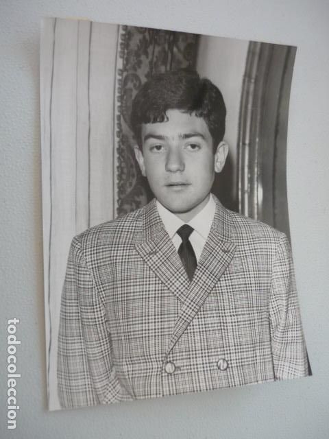 Fotografia antica: LEON CONCURSO CESTA Y PUNTOS EQUIPO COLEGIO SAN JOSE ANTIGUA FOTOGRAFIA ORIGINAL 18 X 23 CM