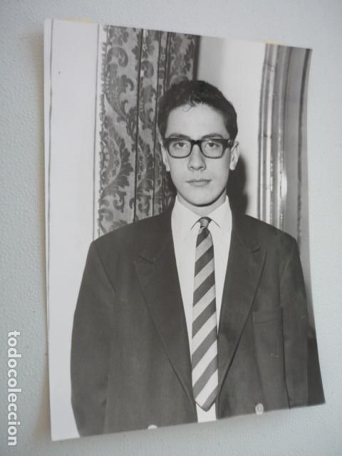 Fotografia antica: LEON CONCURSO CESTA Y PUNTOS EQUIPO COLEGIO SAN JOSE ANTIGUA FOTOGRAFIA ORIGINAL 18 X 23 CM