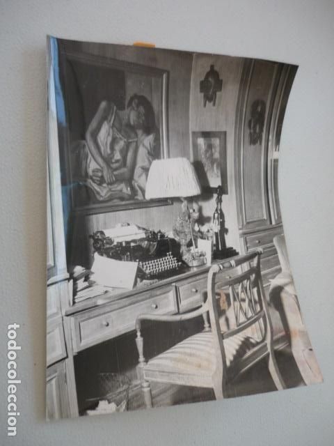 Alte Fotografie: MADRID LA NI&Ntilde;A CUADRO DE SOLANA DESTRUIDO EN UN INCENCIO ANTIGUA FOTOGRAFIA ORIGINAL 18 X 23 CM