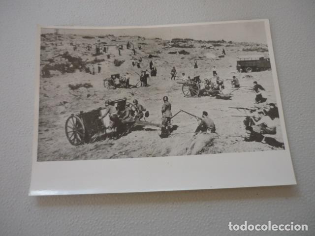 Fotografia antica: GUERRA CIVIL ESPA&Ntilde;OLA ESCENAS DE UN COMBATE FOTOGRAFIA DE PRENSA 12 X 18 CM