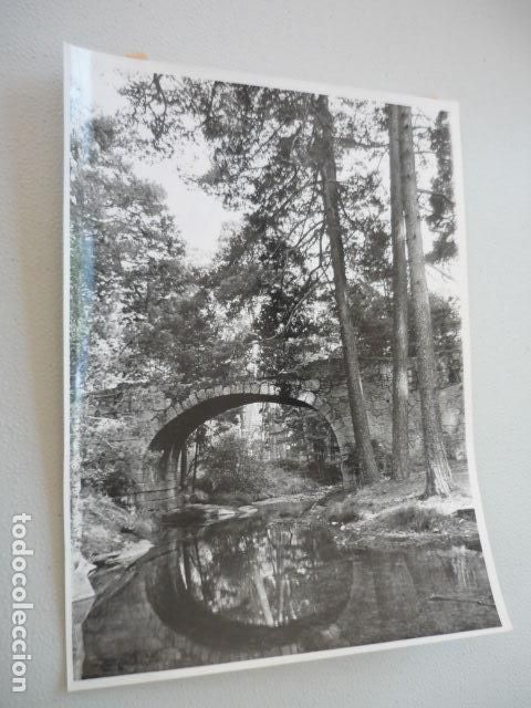 Antique Photography: VALSAIN SIERRA DE GUADARRAMA SEGOVIA MADRID ANTIGUA FOTOGRAFIA ORIGINAL 18 X 24 CM