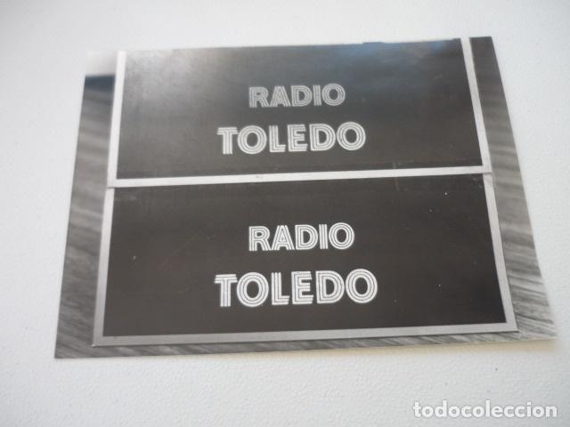 Antique Photography: LOGOTIPO DE RADIO TOLEDO ANTIGUA FOTOGRAFIA ORIGINAL 18 X 24 CM