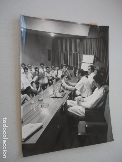 Alte Fotografie: MADRID ENCIERRO MEDICOS PSIQUIATRAS ANTIGUA FOTOGRAFIA ORIGINAL 18 X 24 CM