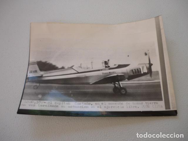 Alte Fotografie: BILBAO AEROPUERTO SONDICA III CAMPEONATO ACROBACIA AEREA 1964 ANTIGUA FOTOGRAFIA ORIGINAL 13 X 18 CM