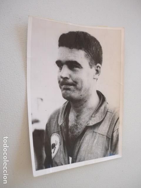 Alte Fotografie: BILBAO AEROPUERTO SONDICA III CAMPEONATO ACROBACIA AEREA 1964 ANTIGUA FOTOGRAFIA ORIGINAL 13 X 18 CM