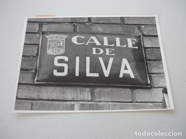 Alte Fotografie: MADRID LETRERO DE LA CALLE DE SILVA ANTIGUA FOTOGRAFIA ORIGINAL 13 X 18 CM