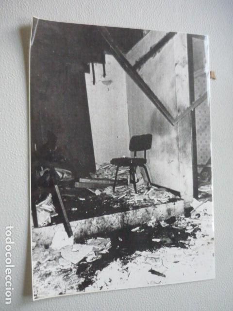 Antique Photography: PAMPLONA INDUSTRIAL ASESINADO POR ETA TERRORISMO ANTIGUA FOTOGRAFIA ORIGINAL 18 X 24 CM