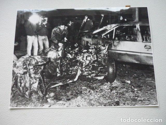 Photographie ancienne: BARCELONA ATENTADO ETA TERRORISMO ANTIGUA FOTOGRAFIA ORIGINAL 18 X 24 CM