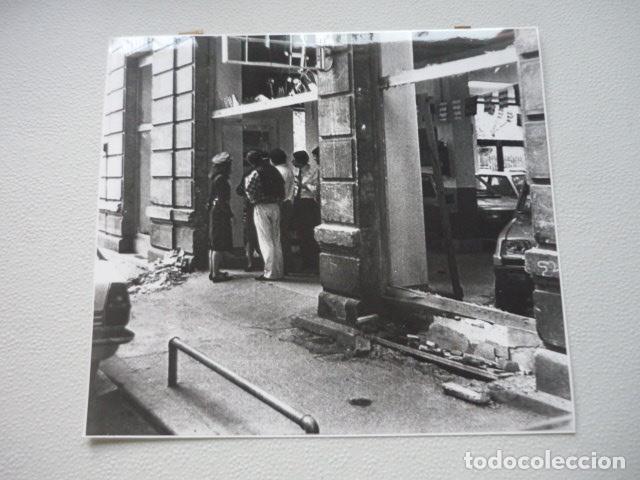 Photographie ancienne: SAN SEBASTIAN ATENTADO ETA TERRORISMO ANTIGUA FOTOGRAFIA ORIGINAL 18 X 24 CM