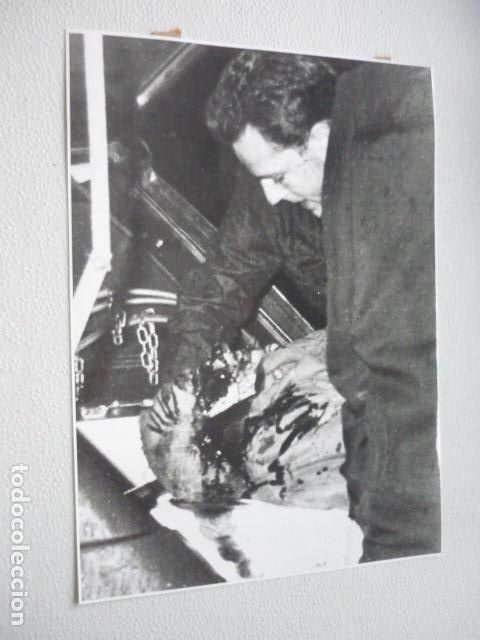 Photographie ancienne: ZARAGOZA ATENTADO ETA TERRORISMO ANTIGUA FOTOGRAFIA ORIGINAL 18 X 24 CM