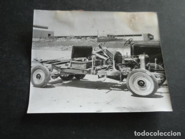 Antique Photography: MADRID TALLER FCO. PUECHE VEHICULOS ANTIGUOS UN COCHE PANHARD ANTIGUA FOTOGRAFIA ORIGINAL 9 X 11 CM