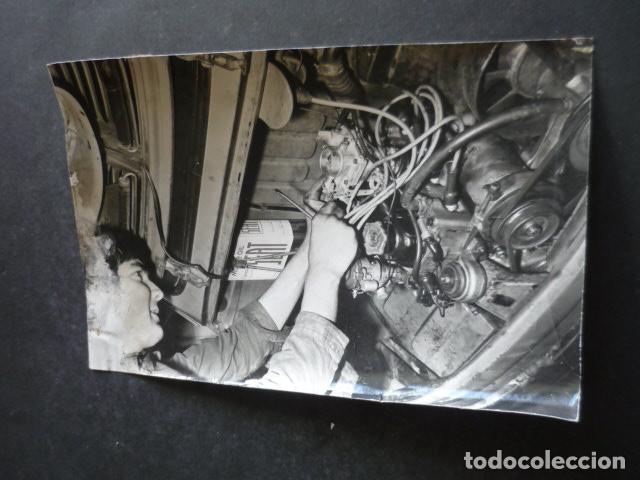 Alte Fotografie: MADRID TALLER VEHICULOS VICTOR LOPEZ ANTIGUA FOTOGRAFIA ORIGINAL 17 X 11 CM
