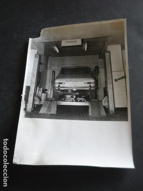 Alte Fotografie: MADRID SERVICIO OFICIAL DE CITROEN TALLER ANTIGUA FOTOGRAFIA ORIGINAL 18 X 13 CM