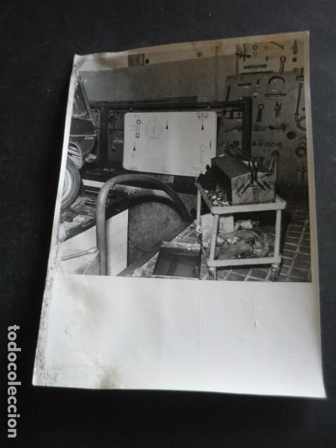 Antique Photography: MADRID SERVICIO OFICIAL DE CITROEN TALLER ANTIGUA FOTOGRAFIA ORIGINAL 18 X 13 CM