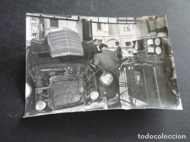 Antique Photography: MADRID TALLER VEHICULOS VICTOR LOPEZ ANTIGUA FOTOGRAFIA ORIGINAL 16 X 11 CM