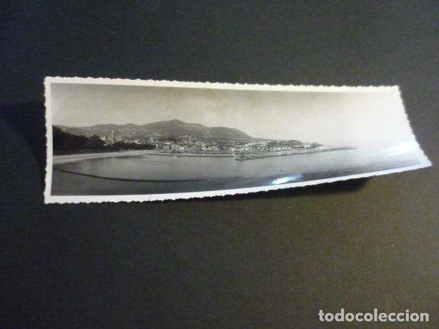 Alte Fotografie: LEQUEITIO VIZCAYA FOTOGRAFIA PANORAMICA A&Ntilde;OS 20 6 X 18 CM