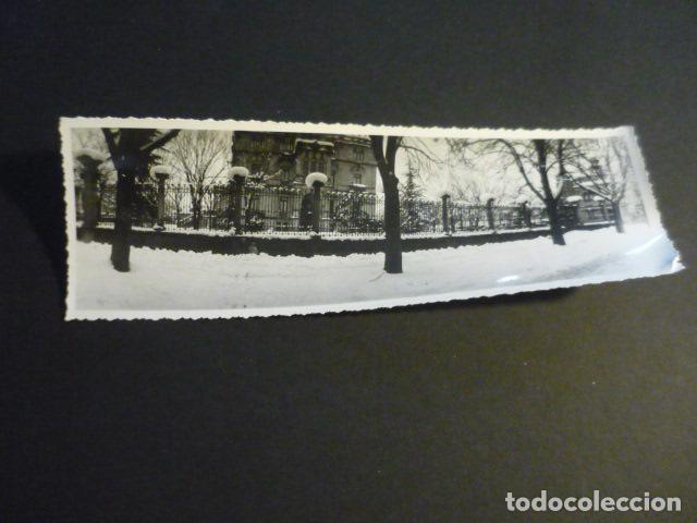 Fotografia antiga: VITORIA DIA DE NEVADA FOTOGRAFIA PANORAMICA A&Ntilde;OS 20 6 X 18 CM