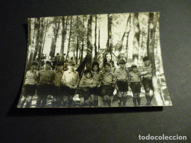 Fotografia antica: BOY SCOUTS EXPLORADORES ESCULTISMO ANTIGUA FOTOGRAFIA 7,5 X 10,5 CM