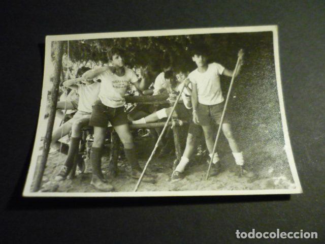 Fotografia antiga: BOY SCOUTS EXPLORADORES ESCULTISMO ANTIGUA FOTOGRAFIA 7,5 X 10,5 CM