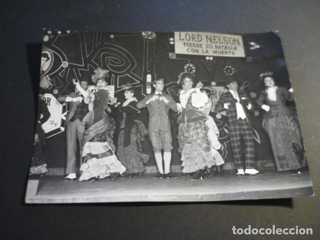 Antique Photography: MADRID TEATRO DE LA ZARZUELA REVISTA MUSICAL LA PELIRROJA VIRMA GONZALEZ ANTIGUA FOTOGRAFIA 13 X 18