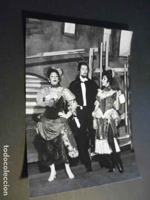 Alte Fotografie: MADRID TEATRO DE LA ZARZUELA REVISTA MUSICAL LA PELIRROJA VIRMA GONZALEZ ANTIGUA FOTOGRAFIA 13 X 18
