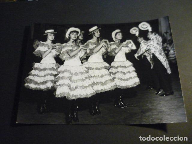 Antique Photography: MADRID TEATRO DE LA ZARZUELA REVISTA MUSICAL LA PELIRROJA VIRMA GONZALEZ ANTIGUA FOTOGRAFIA 13 X 18