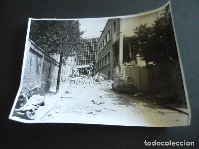Fotografia antiga: MADRID EXPLOSION DE GAS COLONIA DE EL VISO ANTIGUA FOTOGRAFIA ORIGINAL 18 X 24 CM