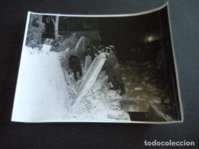 Fotografia antiga: MADRID EXPLOSION DE GAS COLONIA DE EL VISO ANTIGUA FOTOGRAFIA ORIGINAL 18 X 24 CM