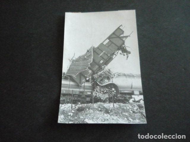 Antique Photography: MURCIA ACCIDENTE FERROVARIO ANTIGUA FOTOGRAFIA ORIGINAL 9 X 14 CM